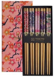 Tokyo Design Studio Eetstokjes met figuur - Set van 5 paar