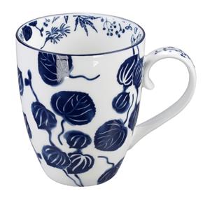 Tokyo Design Studio Blauw/Witte Mok Ivy - Flora Japonica - 8.5 x 10.2cm 380ml