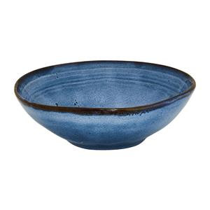 Xenos Diep bord Toscane - donkerblauw - 19 cm