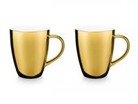 vtwonen Gold XL Mok 2 St. - 0,4 L