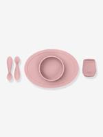 4-delige EZPZ First food-maaltijdset van siliconen roze