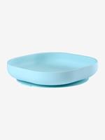 Silicone bord met zuignap  blauw