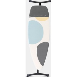 Brabantia Strijkplank D, 135x45 Cm Spring Bubbles Met Hittebestendige Parkeerplaats - Black