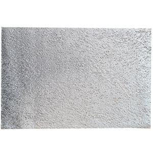 8x Rechthoekige Gevlochten Placemats Glanzend Zilver 30 X 45 Cm - Placemats