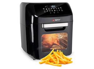 Alpina Hetelucht Oven En Friteuse - Airfryer - 1800 Watt - 12 Liter - Zwart