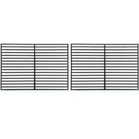 BBQ-TORO Metall Grillrost (2 Stück) | je 45 x 30,5 x 1 cm | für  PG2