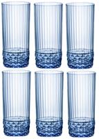 Bormioli Rocco Bormioli America's 20 Trinkgläser 490 ml Saphirblau 6 Stück