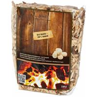 RöSLE BBQ Räucherchips Hickory 750 g für Holzkohle- und Gasgrill, Grillzubehör, Holz, 25103