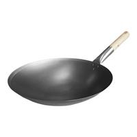 Kitchen Basics Wokpan 40 cm + Houten Steel