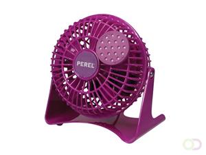 Perel Tafelventilator -Ø 10 Cm - Purper