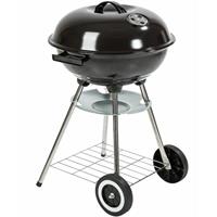 tectake Holzkohlegrill Kugelgrill mit Rollen Ø 41,5cm