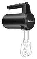 KitchenAid 5KHMB732 Draadloze Handmixer - Mat Zwart