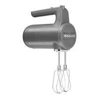 KitchenAid 5KHMB732 Draadloze Handmixer - Houtskool Grijs