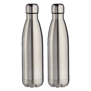 2x Stuks Rvs Thermosflessen/isoleerflessen 500 Ml - Thermosflessen