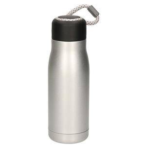 Rvs Thermosfles / Isoleerfles Voor Onderweg 420 Ml Zilver Grijs - Thermosflessen