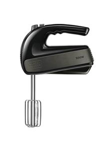 Black & Decker Handmixer Bxmx500e - 2 Gardes - 2 Deeghaken - 5 Standen + Turbo