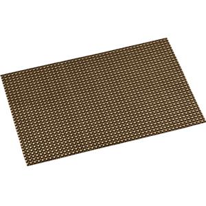 4x Rechthoekige Placemats Messing Geweven 29 X 43 Cm - Placemats