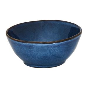 Xenos Schaal Toscane - donkerblauw - 17 cm