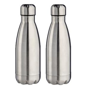 2x Stuks Rvs Thermosflessen/isoleerflessen 350 Ml - Thermosflessen