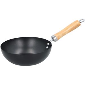 Alpina Wok Pan Houten Handvat 20 Cm teelpannen