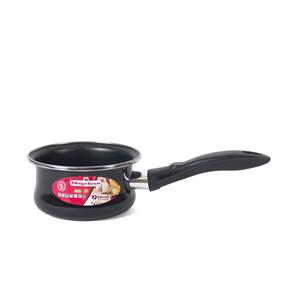 Shoppartners Steelpan/sauspan Zwart Anti Aanbaklaag 16 Cm teelpannen