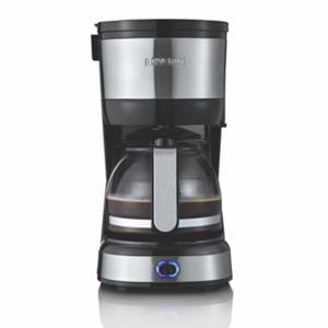 Princess Filterkaffeemaschine Compact 12 750 W 1,25 L Schwarz und Silber 