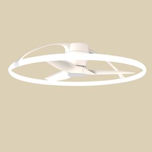 Mantra IluminaciÃ³n LED plafondventilator Nepal, app, wit