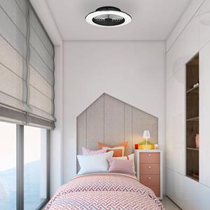 Mantra LED-Deckenventilator Alisio mini, schwarz