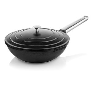 Westinghouse Performance Series Wokpan - Wok met Deksel - 28 cm - Zwart