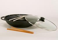 Krüger Wok, Aluminiumguss, (1 tlg.), Ø 36 cm