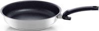 Fissler Bratpfanne adamant premium Edelstahlpfanne beschichtet, Edelstahl 18/0, (1 tlg.), induktionsgeeignet, mit kratzfester Antihaft-Beschichtung, Made in Germany, breiter Schüttrand, integrier