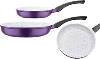 Gsw Pfannen-Set Violet Rose, Aluminiumguss, (Set, 2 tlg.), Induktion