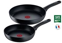 Tefal Pannenset Black stone (set, 2-delig)