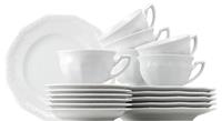 Rosenthal Kaffeeservice Maria, (Set, 18 tlg.), Mikrowellengeeignet