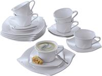 Retsch Arzberg Kaffeeservice Emotion, (Set, 18 tlg.), Spülmaschinenfest