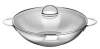 Schulte-Ufer Wok Wave, Edelstahl 18/10, (1 tlg.), Induktion