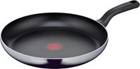 Tefal Bratpfanne Resist, Aluminium, sichere Titanium Antihaftversiegelung, Thermo-Signal Temperaturindikator, hergestellt in Frankreich, leichte Reinigung, Flame Protect-Technologie