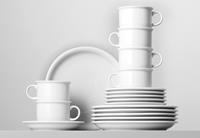 Thomas Porzellan Kaffeeservice Trend, (Set, 18 tlg.), Mikrowellengeeignet