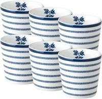 LAURA ASHLEY BLUEPRINT COLLECTABLES Eierbecher »Candy Stripe«, (Set, 6-tlg), Porzellan