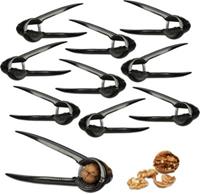 10 x Nussknacker Schwarz 2 in 1 schwarz