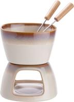 Butlers AU CHOCOLAT Mini-Fondue mit 2 Gabeln Fondues beige