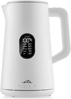 Eta Wasserkocher ELSA weiß 559790010, Doppelwandiges Design zum Schutz vor Verbrennungen, 1,5 l, 1800 W