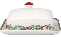 Greengate Charline, Abi & Scarlett Charline Butterdose white 12 x 16 cm
