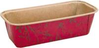 STÄDTER Papier-Kastenform ca. 21,5 x 9 cm / H 6 cm rot