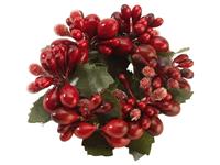 Winter Collage Accessoires Winter Collage Accessoires Serviettenring Beeren (rot)