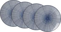 Ritzenhoff & Breker Plat bord ROYAL MAKOTO Keramiek (set, 4 stuks)