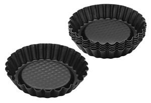 Zenker Kuchenform Mini  6er-Pack Black Metallic schwarz