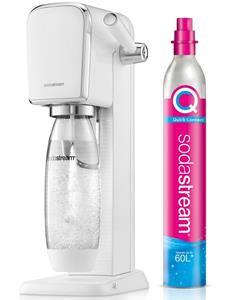 Sodastream ART Starterpack incl. 1l.Fles + Quick Connect Cilinder Waterkan Wit