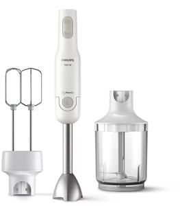 Philips HR2546/00 Stabmixer 700W Turbofunktion, mit Zerkleinereraufsatz Weiß