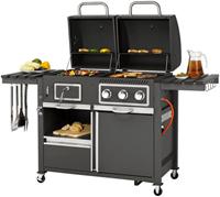 Tepro Gasgrill »Kohle-Gas-Kombi Toronto«, BxTxH: 173x65x116,5 cm